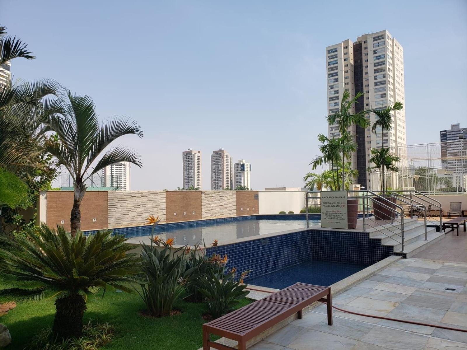 Moderno Flat Com Vista Para O Parque Vaca Brava Goiânia Extérieur photo